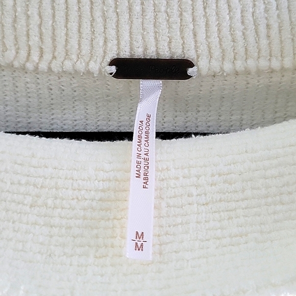 Free People Slouchy Ottoman Tunic- Size Medium in Ecru - Picture 5 of 8